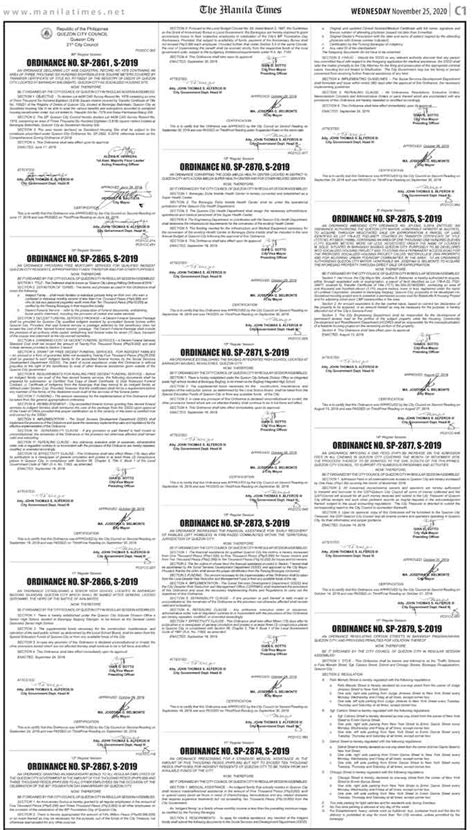 quezon city ordinances|Ordinances .